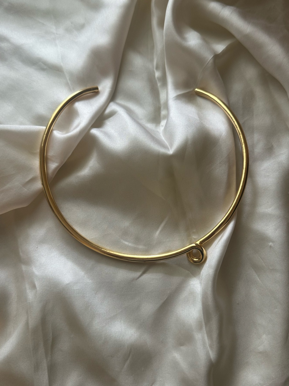 Gold Open Circle Choker Necklace - Women Jewelry